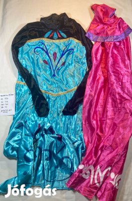 Anna jelmez, hercegnő jelmez, Jégvarázs jelmez, felnőtt jelmez M300