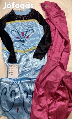 Anna jelmez, hercegnő jelmez, Jégvarázs jelmez, felnőtt jelmez, új