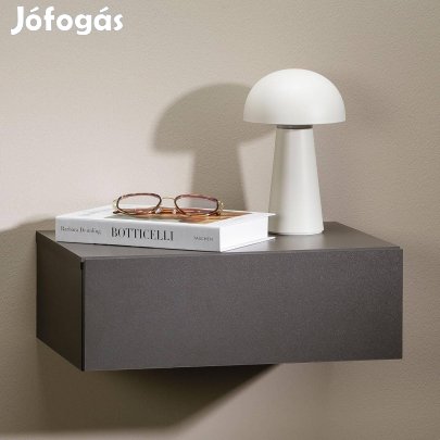 Anne 1 fiókos fali éjjeliszekrény (sötét szürke) 94491