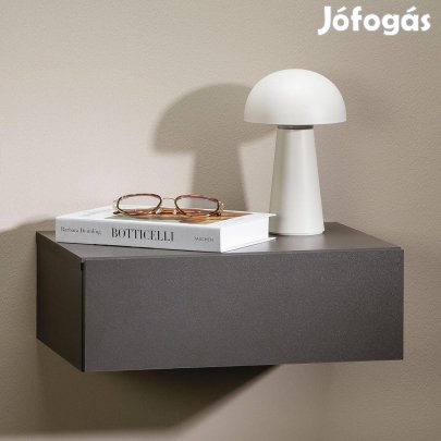 Anne 1 fiókos fali éjjeliszekrény (sötét szürke) 94491