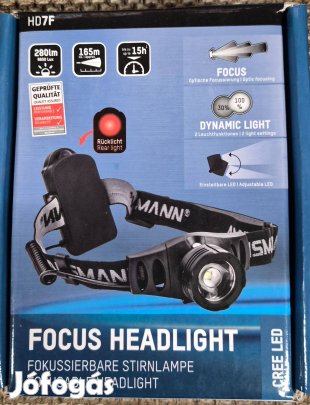 Ansmann HD7F LED fókuszálható fejlámpa