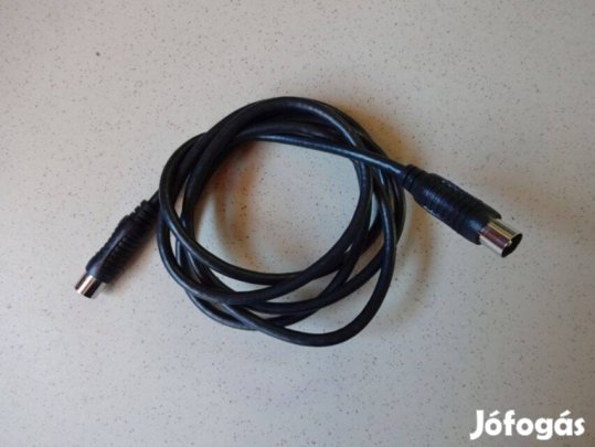 Antenna tv kábel koax csatlakozóval szerelt