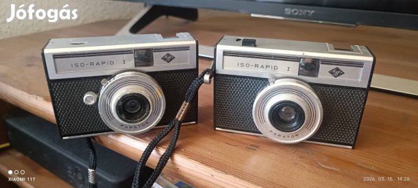 Antik Agfa iso-rapid. Két db. Utánvét 