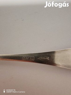 Antik BSF "Platana" 24 részes ezüstözött desszertkészlet 