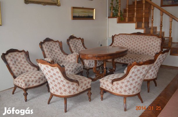 Antik Barokk étkező bútor szett