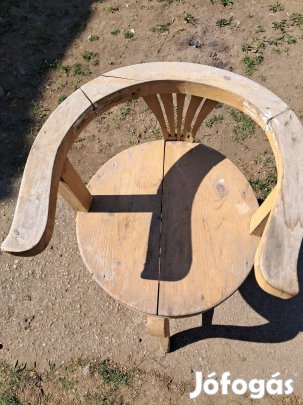 Antik Borbély szék, karfás szék