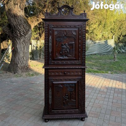 Antik Bútor - Breton kabinetszekrény