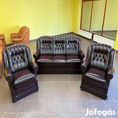 Antik Bútor - Chesterfield ülőgarnitúra