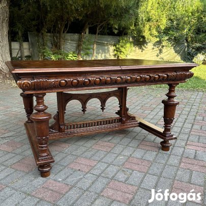 Antik Bútor - Gigantikus neoreneszánsz étkező asztal