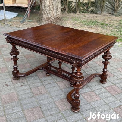 Antik Bútor - Historizáló antik étkezőasztal
