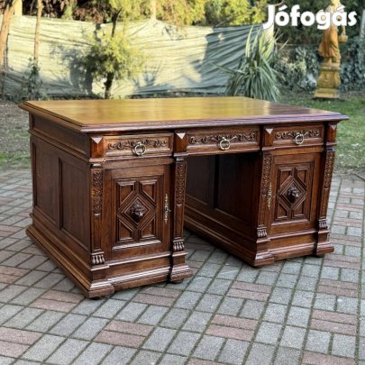 Antik Bútor - Neoreneszánsz íróasztal