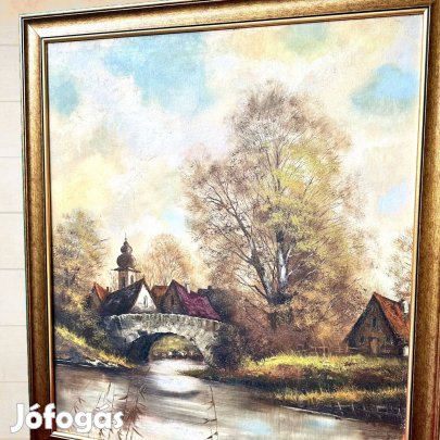 Antik Bútor - Olajfestmény vásznon