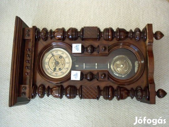 Antik D.R. Patent falióra fali óra ingaóra