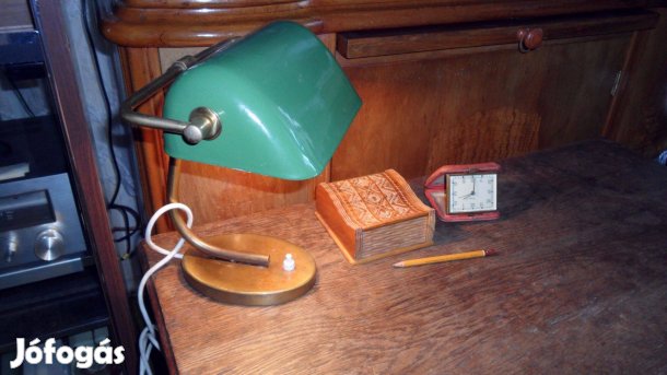 Antik Diehl óra (Germany) hordozh. ébresztős "patent" bőr tokkal 1945