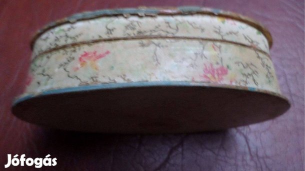 Antik Francia bonbonos doboz muzeális