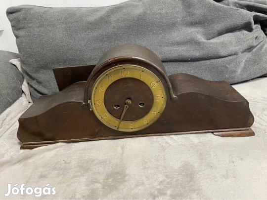 Antik Garant (Német) Art Deco asztali óra Működő, kulcsával!