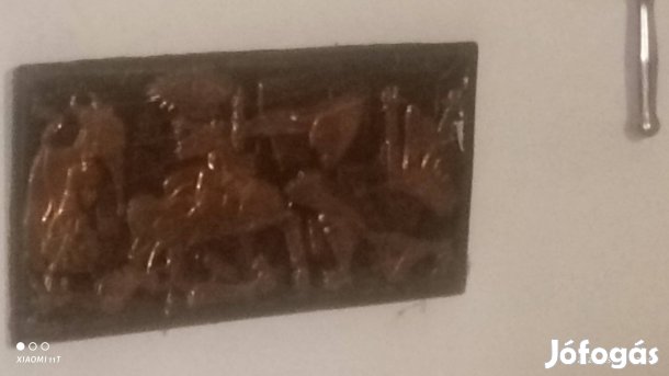 Antik Guernica Picasso reprodukció, réz, jelzett ritkaság. Utánvét 