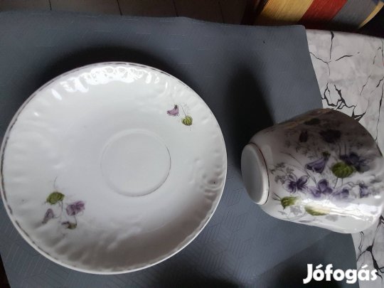 Antik Ibolyamintás teéskészlet