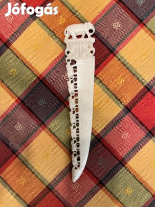 Antik Ivory Faragott Papírvágó Kés