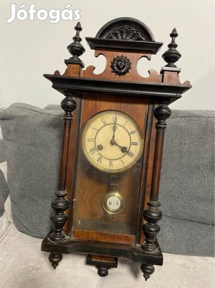 Antik Junghans "Naparcú" falióra Eredeti állapotban, ritka darab!