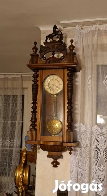 Antik Junghans meseszép falióra!