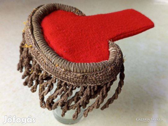 Antik Katonai Vállap Vállrojt Epolett Epaulette Külföldi Huszár