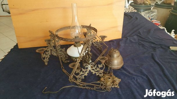 Antik Mennyezeti bronz lámpa csillár régi stílusú