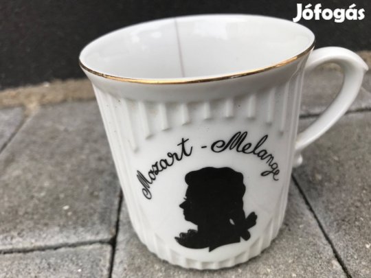 Antik Mozart Melange porcelán bögre gyűjtőknek 1 db