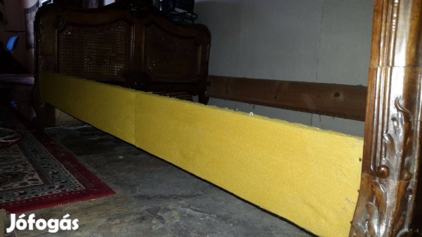 Antik Nád szövet Bécsi barokk ágy thonet 180cm egyszemélyes