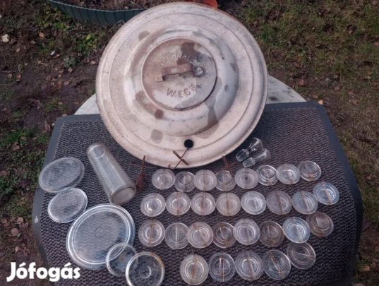 Antik Nagy Weck Lekvár Befőző Edény üveg dugók Várom ajánlatát