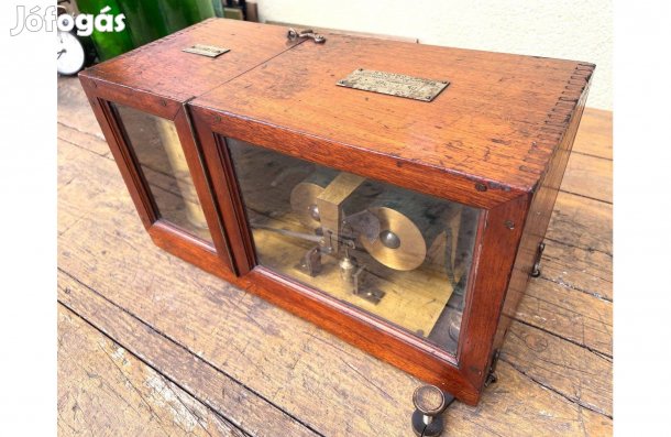 Antik Önregisztráló voltmérő, Richard Freres 1892-1893 műszaki régiség