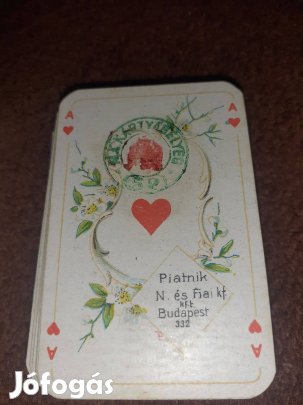 Antik Piatnik francia kártya 40s évek