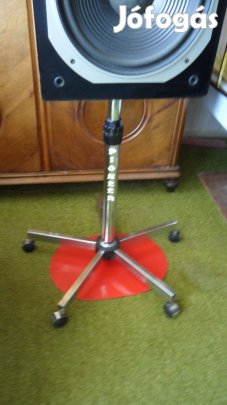 Antik Pioneer acél gurulós hangfalállvány, jó a fenti JVC szal magnóh