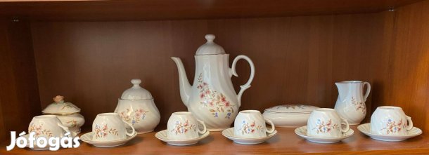 Antik Porcelán Teáskészlet