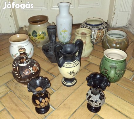 Antik Régi Magyar Népművészeti Váza Az 1930-as Évekből 