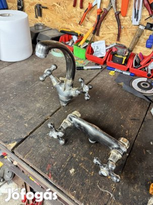 Antik Régi Réz Csaptelep Csap