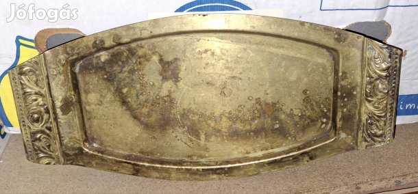 Antik Régi Réz Kínálótálca 