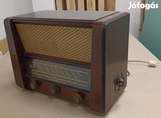 Antik Retró régi 1955-ös Terta 325 asztali rádió