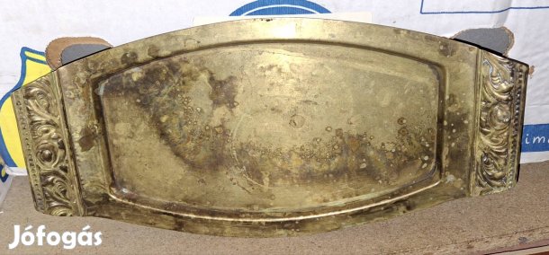 Antik Réz Kínáló Tálca az 1940-es Évekből 