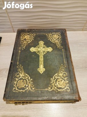 Antik Római Mise Könyv 1876 évekből