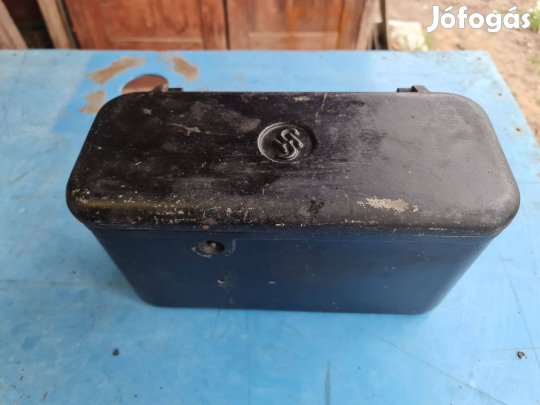 Antik Siemens & Halske (S&H) alumínium öntvény katonai műszerdoboz