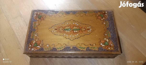 Antik Szovjet cigaretta tartó díszdoboz. Ritka. Utánvét