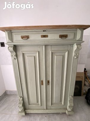 Antik Vertiko szekrény + ajándékkal Csak személyes átvétel!