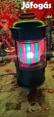 Antik Vöröséz Hajólámpa 