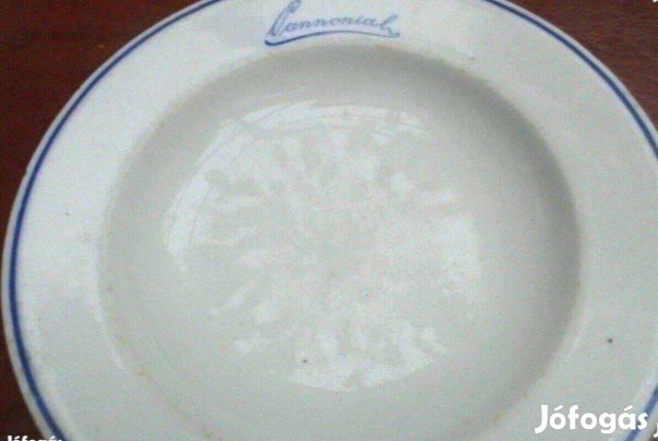 Antik Zsolnay porcelán tányér 100 éves