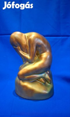 Antik Zsolnay ritka eozin szobor! 1910!