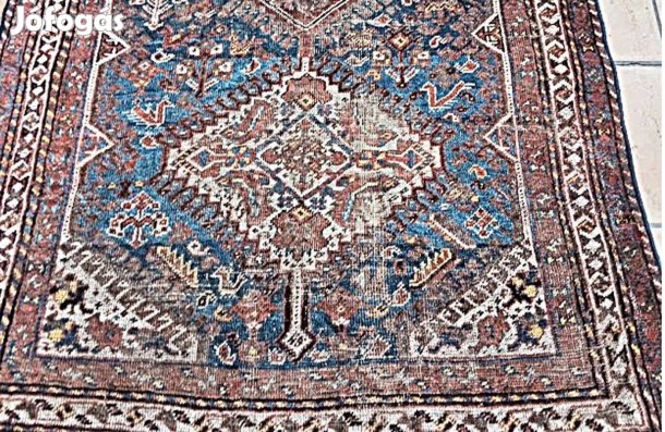 Antik , Qashqai irani ,szőnyeg 130 x 200 cm