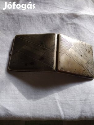 Antik, alpakka cigaretta tartó eladó Xl.ker 