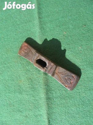 Antik, kovácsolt vas kalapács, tökéletes kovács munka, gyűjtőknek ea