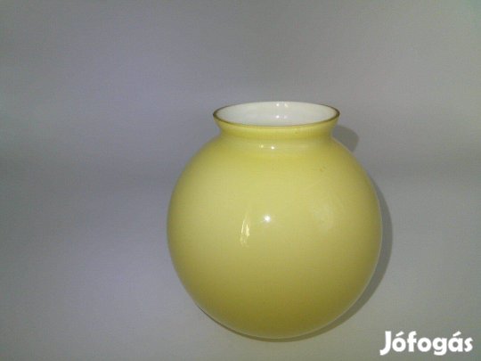 Antik, régi üveg lámpabúra, lámpaernyő